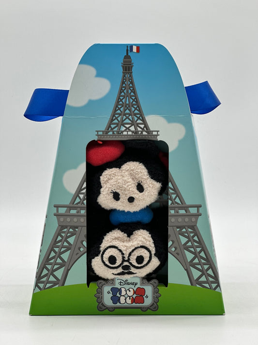 Tsum Tsum France Mickey & Minnie Mouse Set Plush Mini