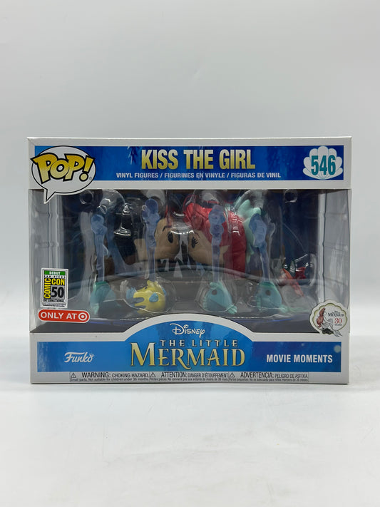Pop! Movie Moments Disney The Little Mermaid 546 Kiss The Girl 2019 Summer Convention Limited Edition Only At Target Exclusive