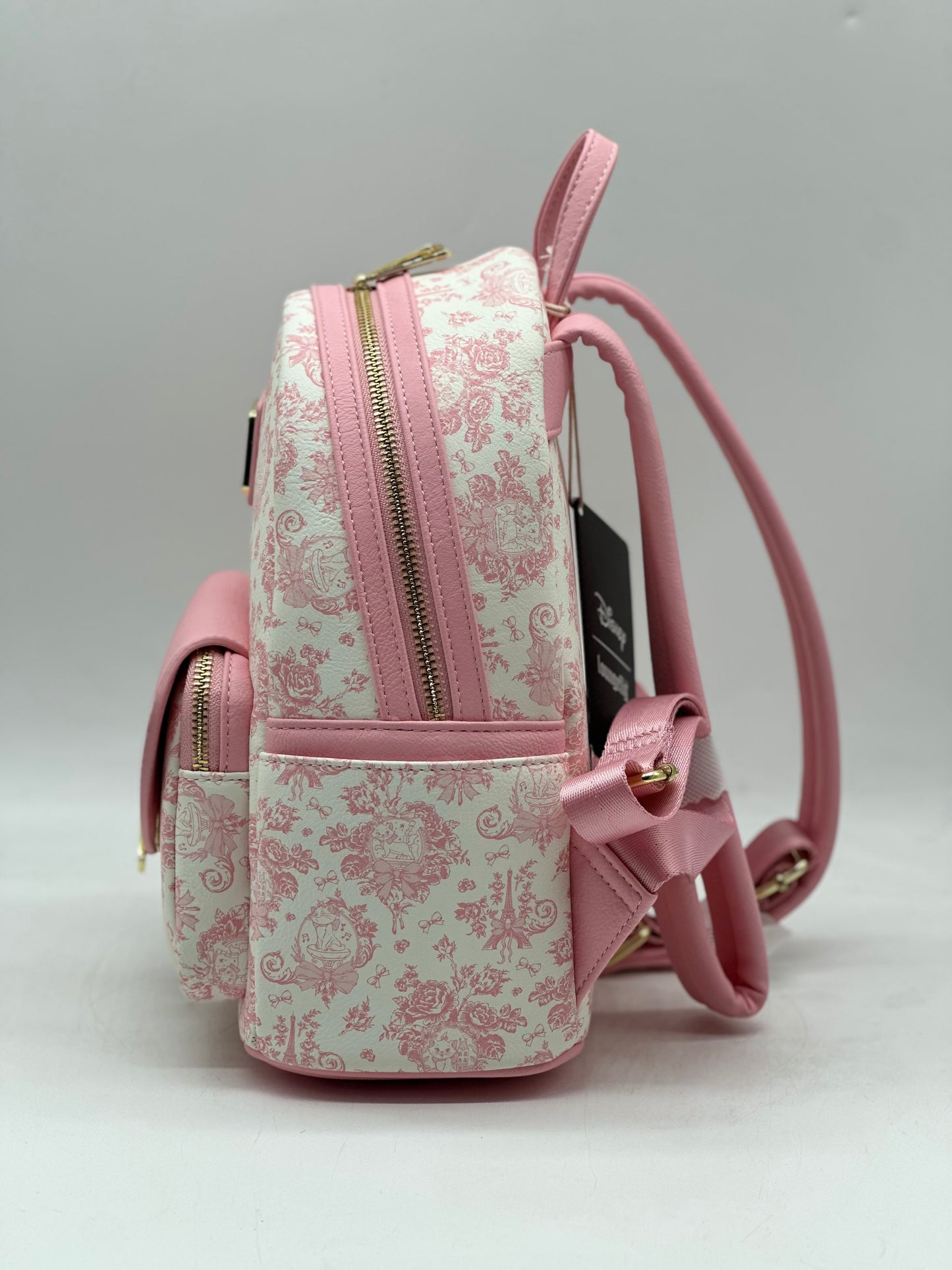 Disney The Aristocats Marie Toile Print Mini Backpack