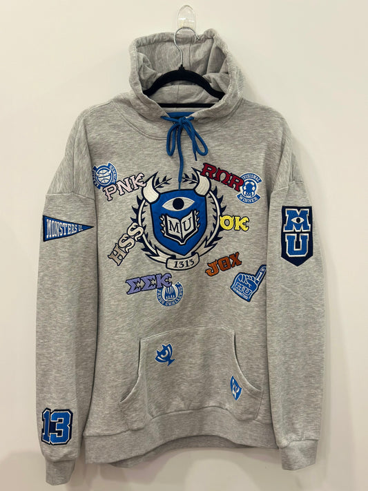 Disney Pixar Monsters University Crest Hoodie Medium