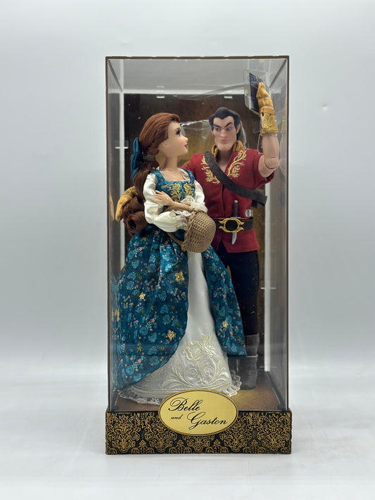 Disney Fairytale Designer Collection Belle And Gaston Limited Edition Doll Set