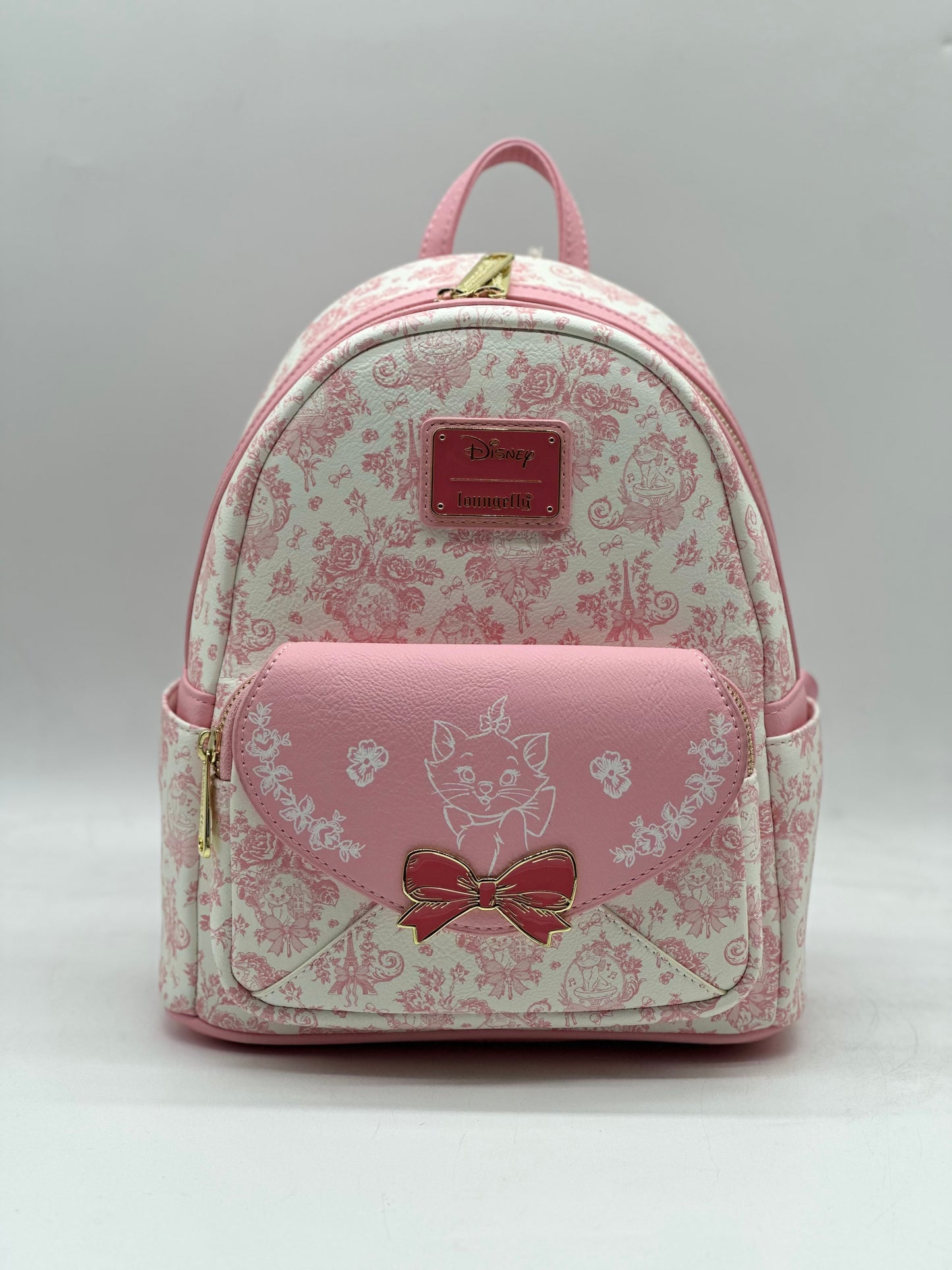 Disney The Aristocats Marie Toile Print Mini Backpack