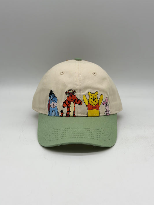 Disney Winnie The Pooh Embroidered Characters Ball Cap