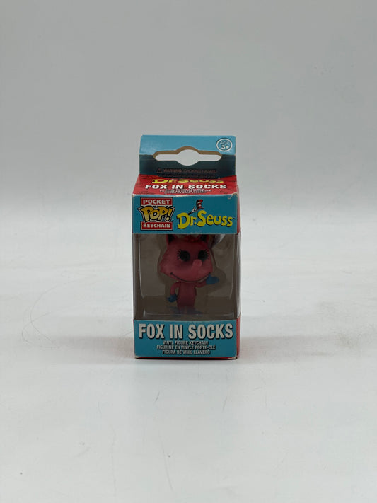 Pocket Pop! Keychain Dr. Seuss Fox In Socks