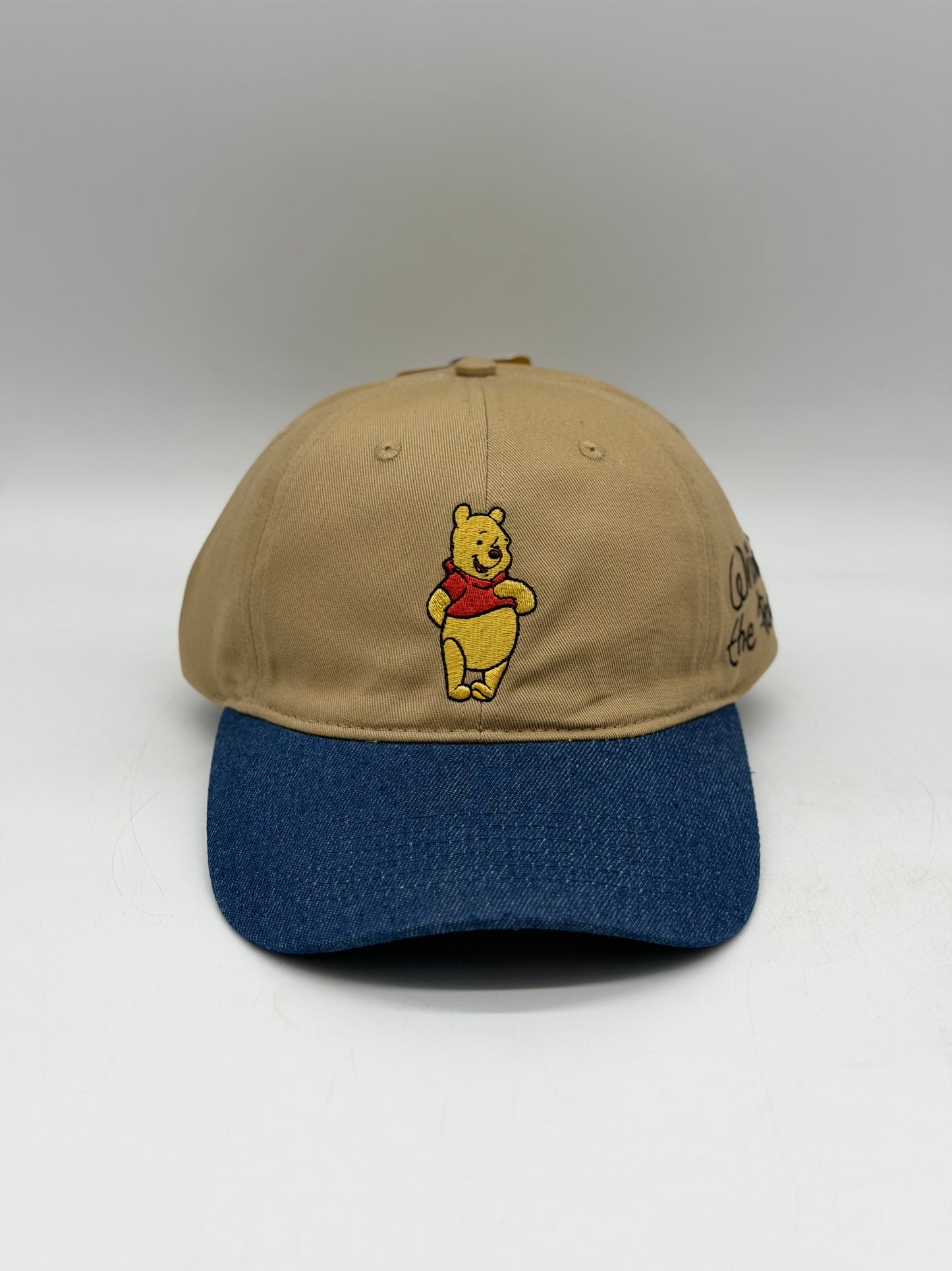 Disney Winnie The Pooh Embroidered Denim Ball Cap