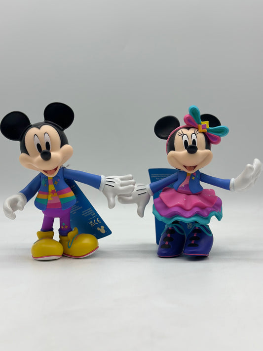 Mickey & Minnie Mouse 70 Disneyland Articulated Figure Set