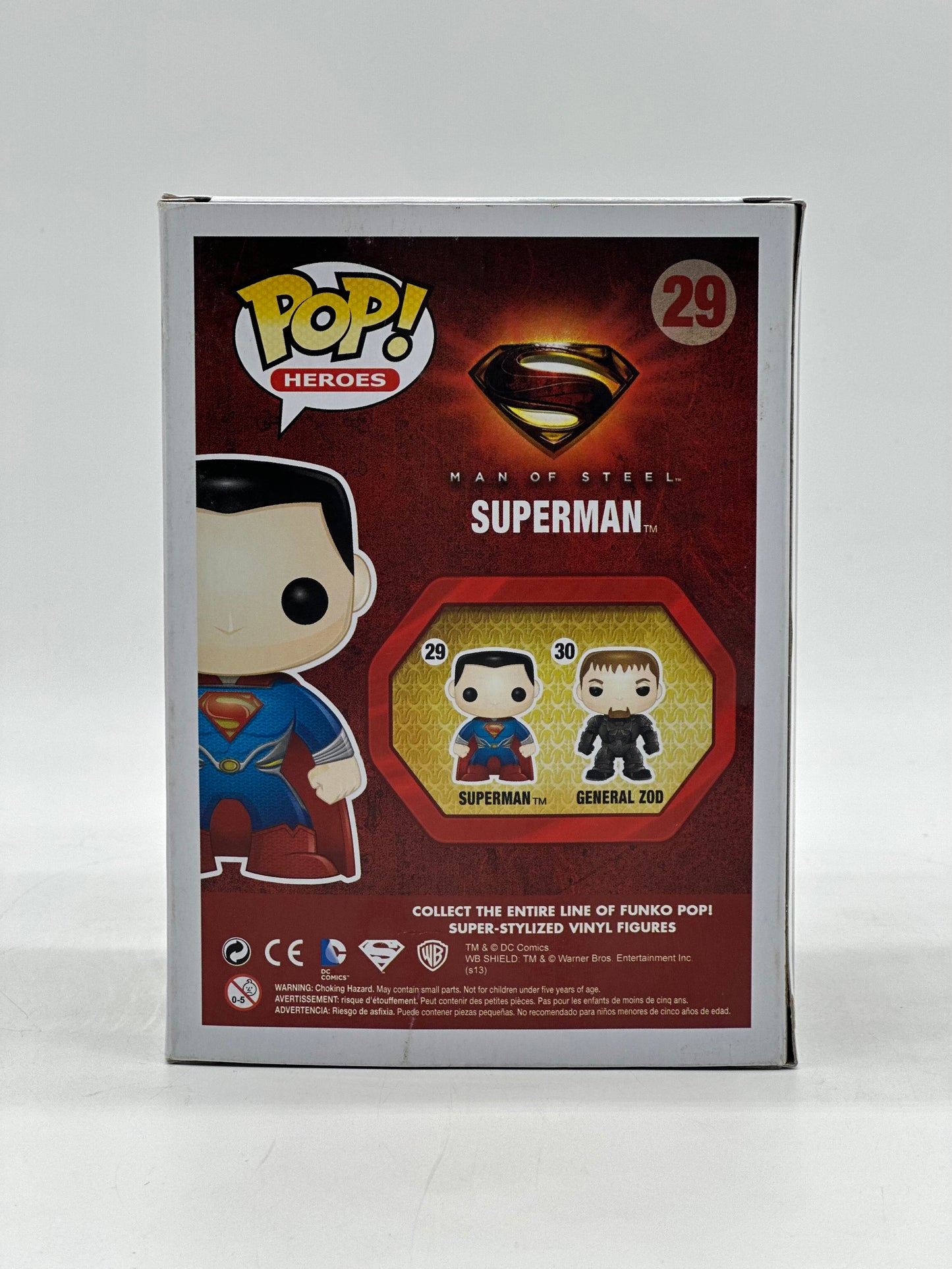 Pop! Heroes Superman Man Of Steel 29 Superman