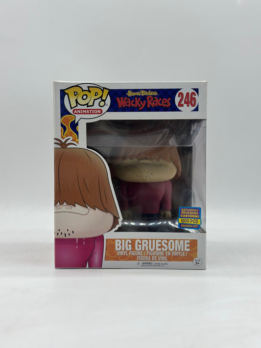 Pop! Animation Hanna Barbera Wacky Races 246 Big Gruesome Saturday Morning Cartoons 1600 Pcs San Diego 2017 6’Inch