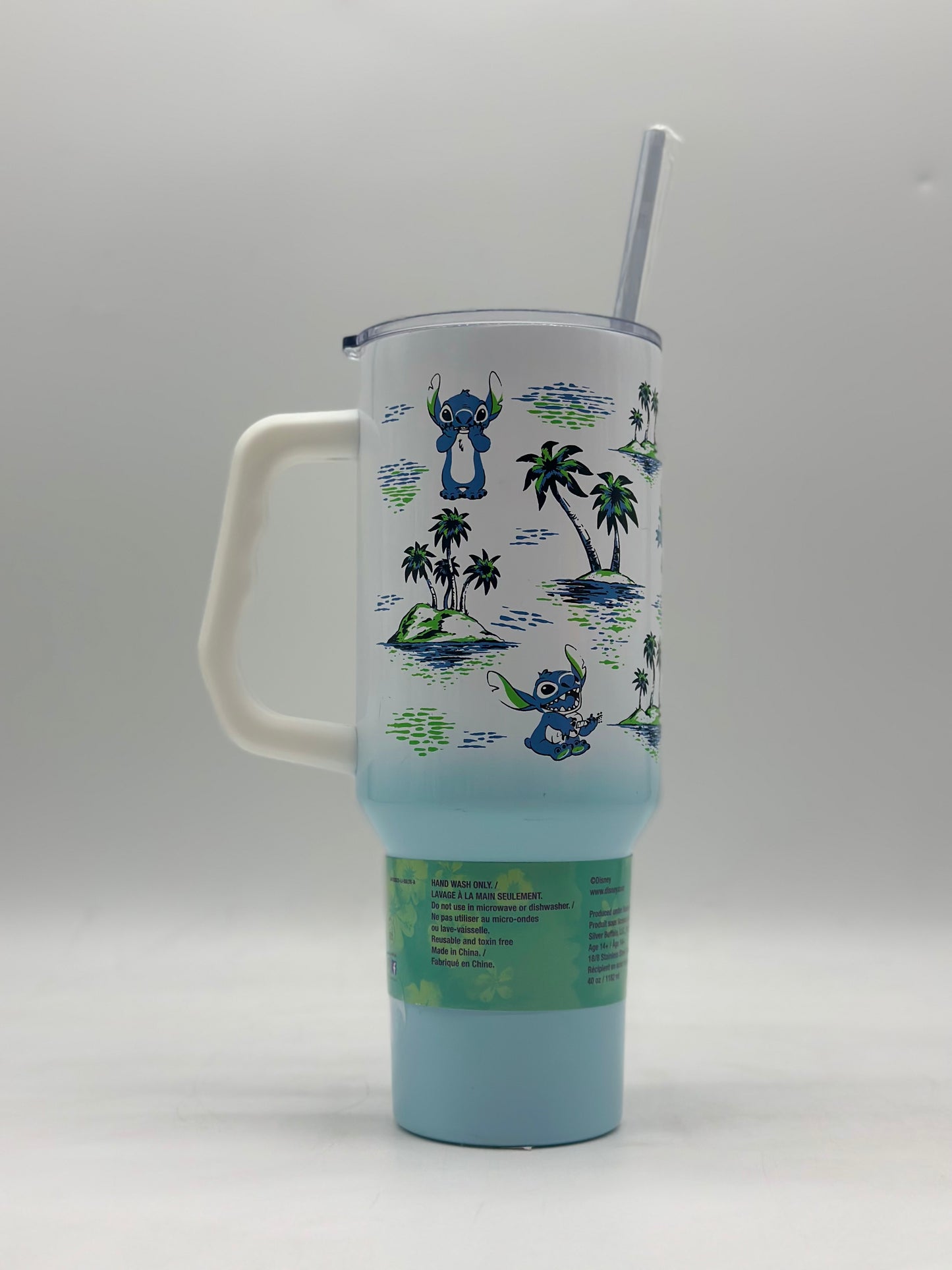 Disney Stitch Stainless Steel Tumbler With Handle