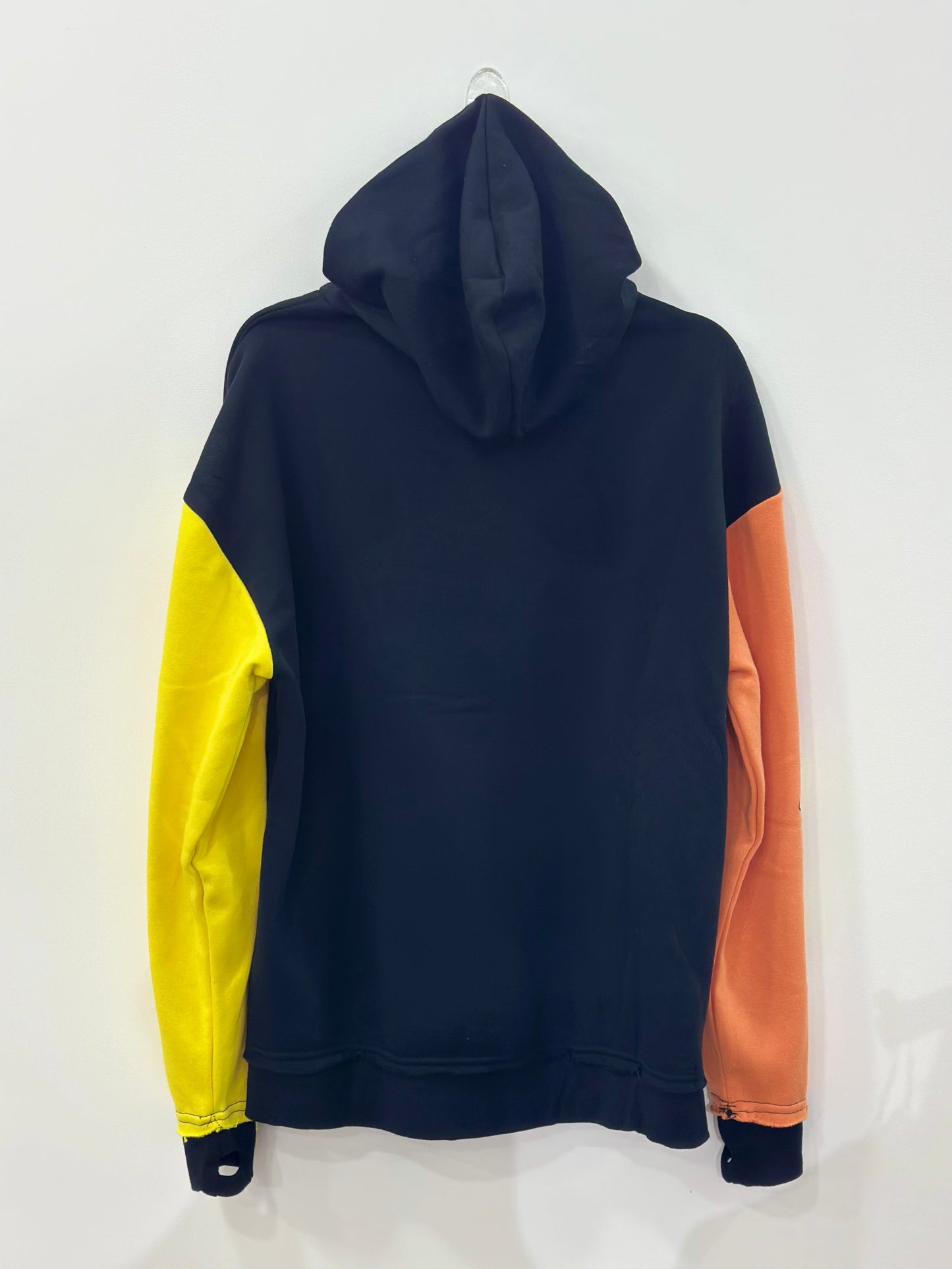Disney Halloween Donald Duck Color Block Pixar Hoodie Medium