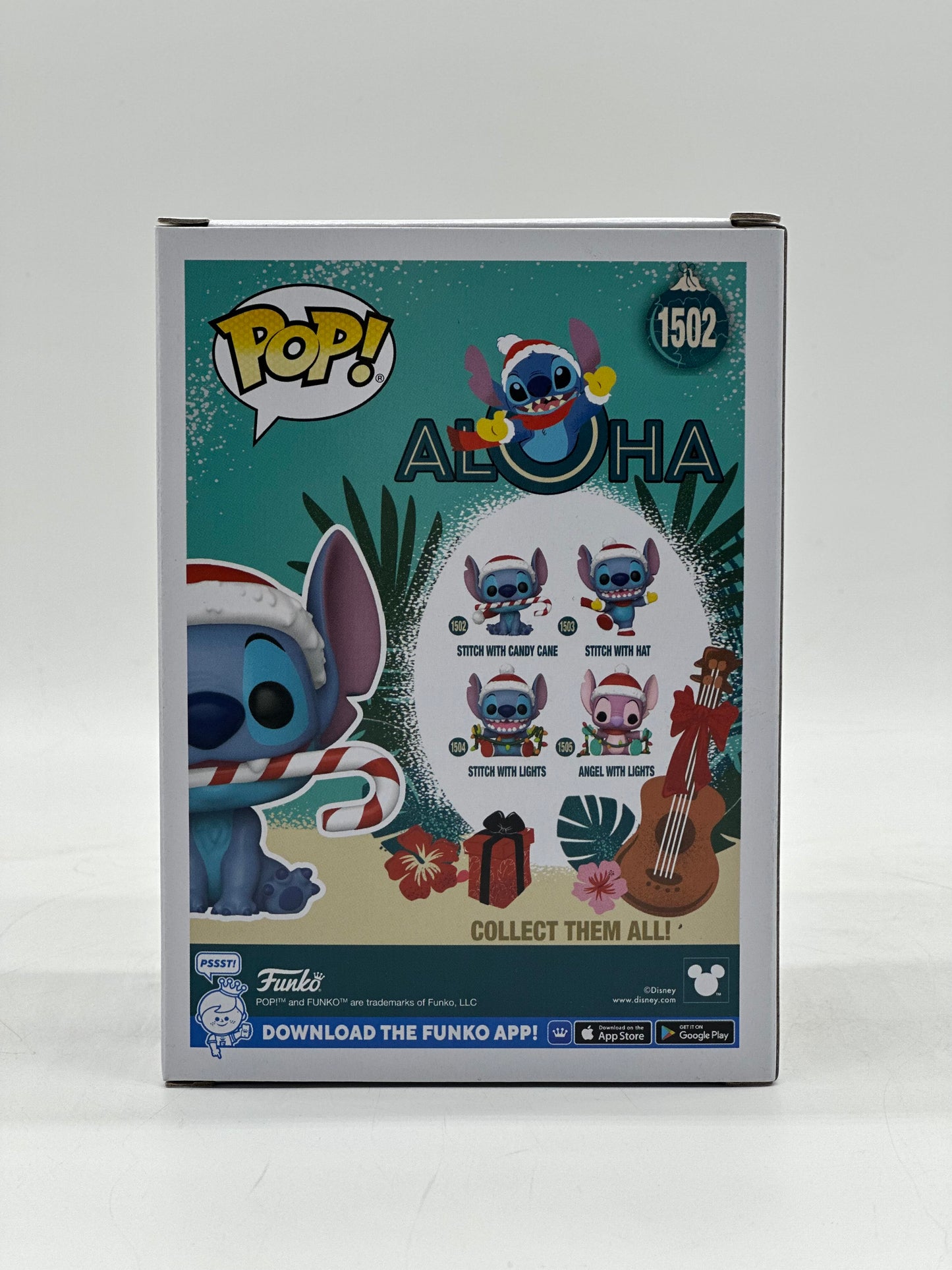 Pop! Disney Lilo & Stitch 1502 Stitch With Candy Cane