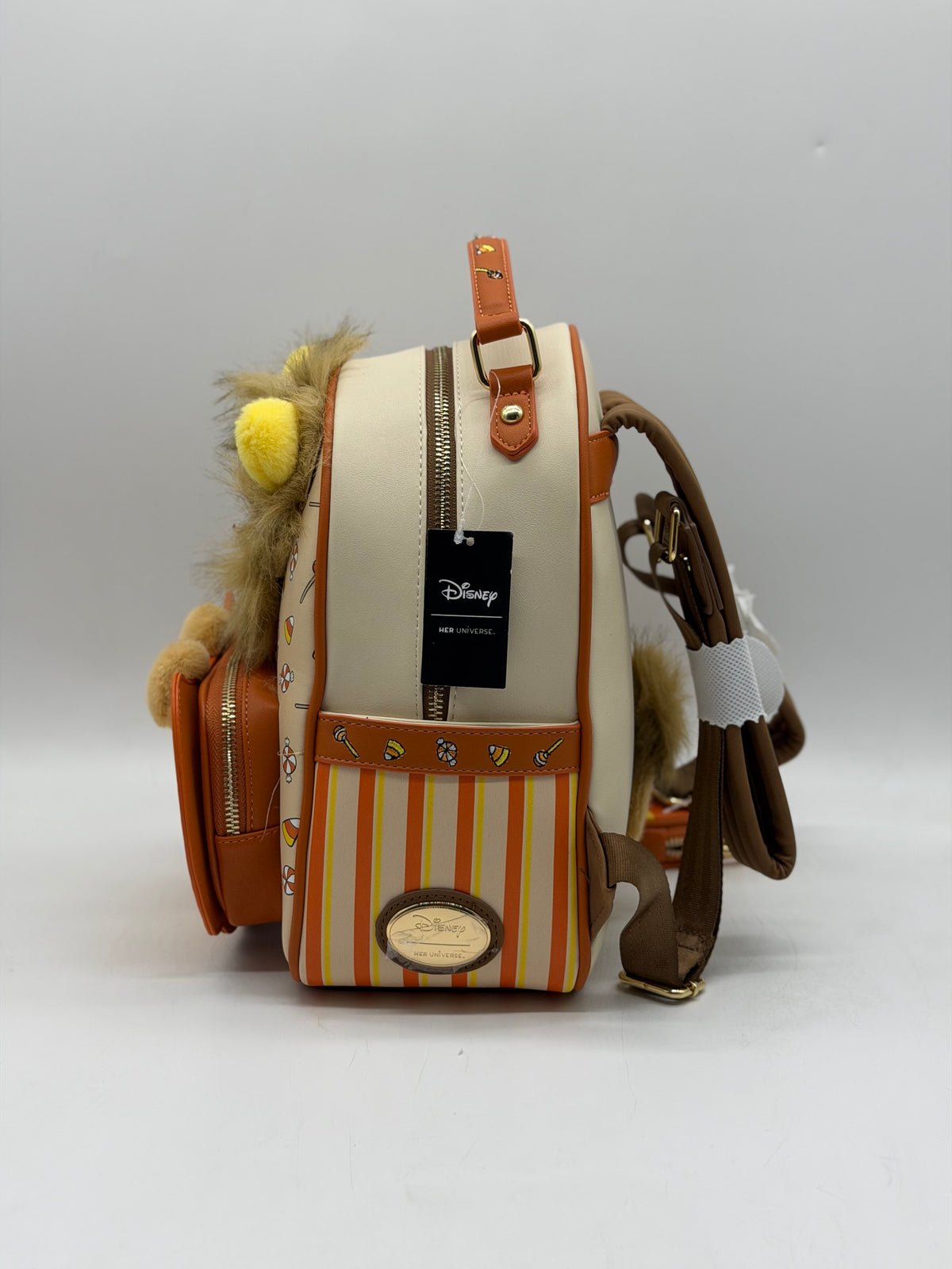 Disney Winnie The Pooh Lion Pooh Pumpkin Backpack