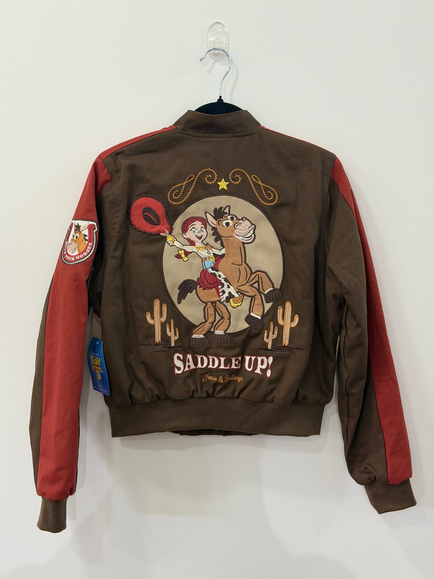 Disney Pixar Toy Story Jessie Women’s Cropped Racing Jacket Extra Large