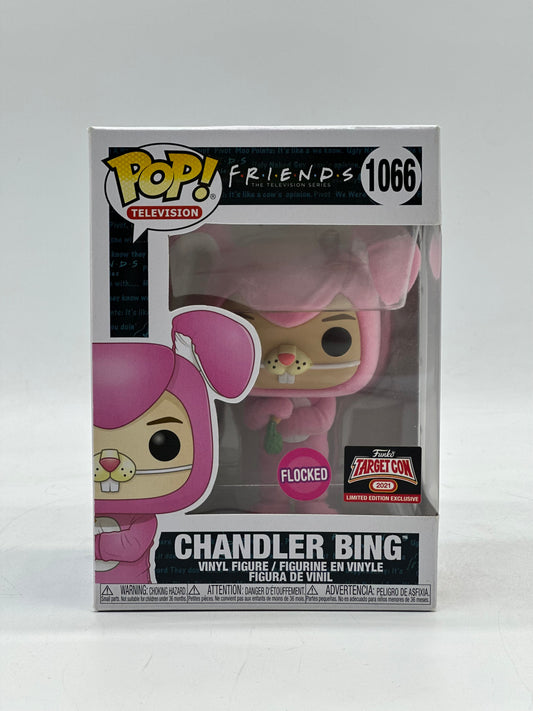 Pop! Television Friends The Television Series 1066 Chandler Bing Flocked Target Con 2021 Limited Edition Exclusive