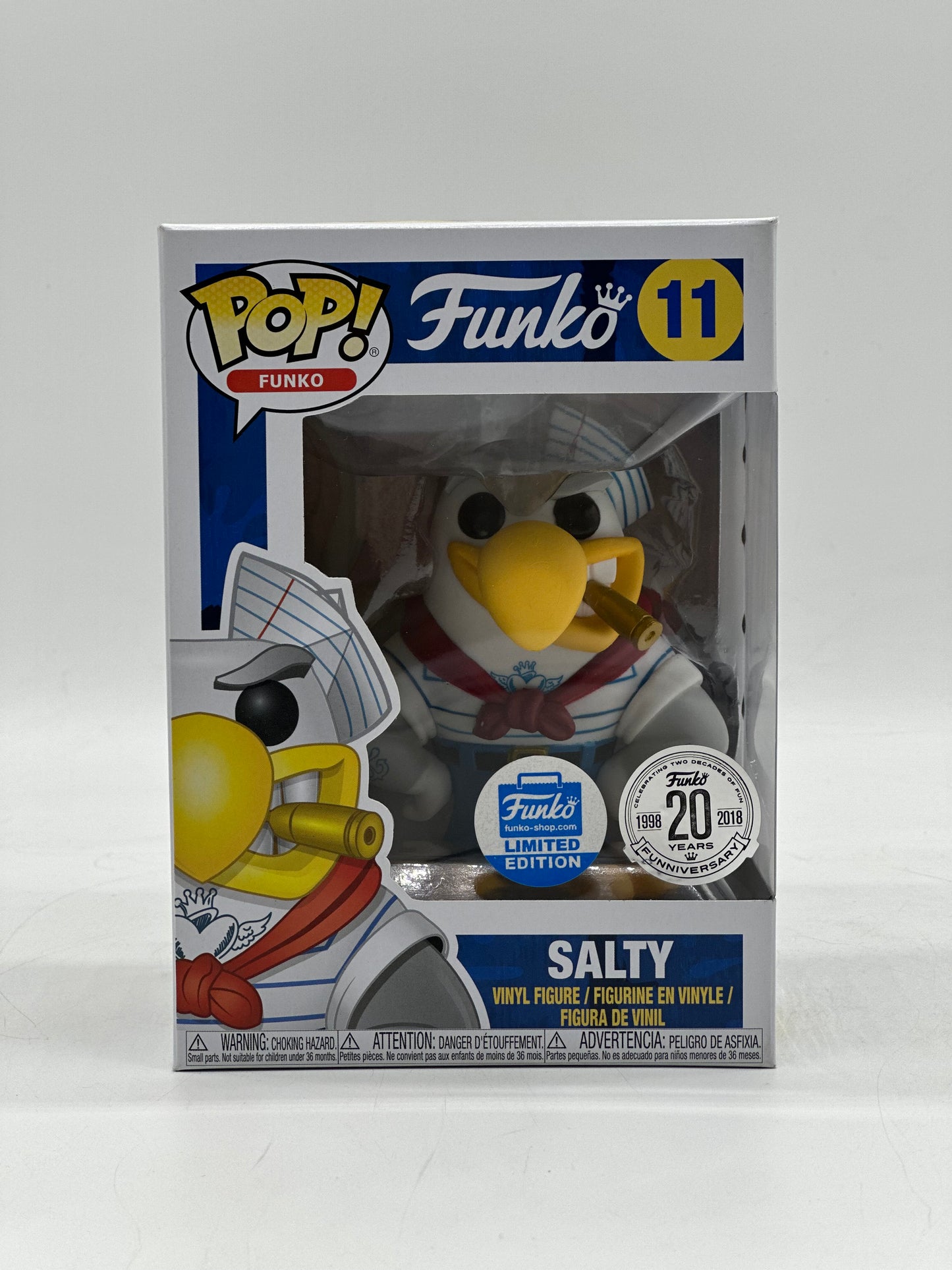 Pop! Funko Funko 11 Salty Funko Limited Edition 20 Years 1998 2008 Funniversary