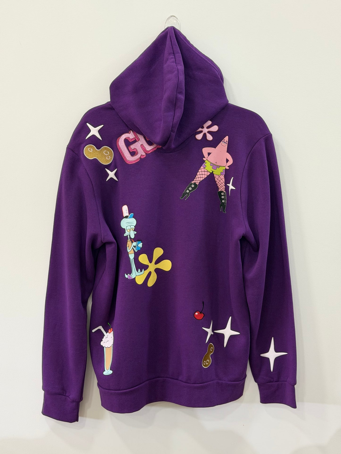 SpongeBob SquarePants Goofy Goober Icons Zippered Hoodie Medium