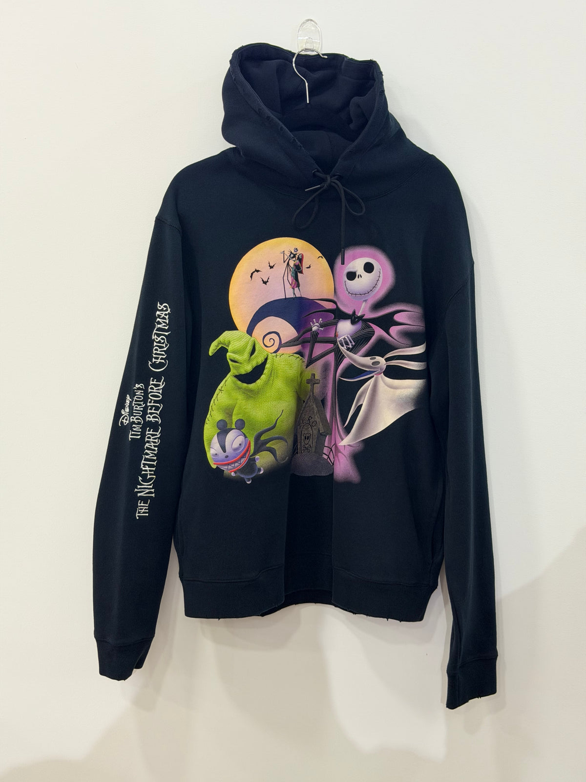 Disney The Nightmare Before Christmas Characters Zip Up Hoodie Large