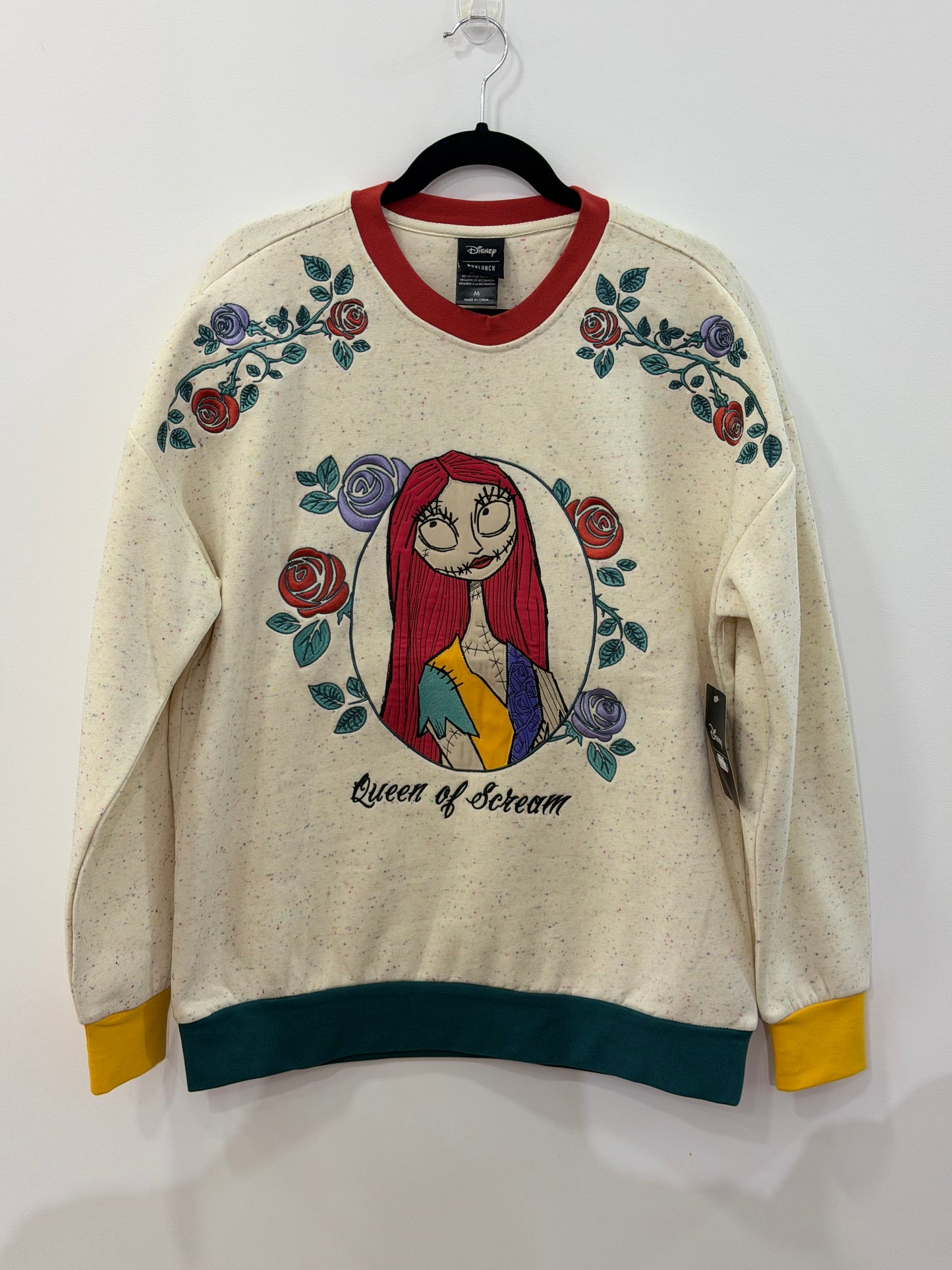 Disney The Nightmare Before Christmas Sally The Queen Of The Scream Crewneck Small