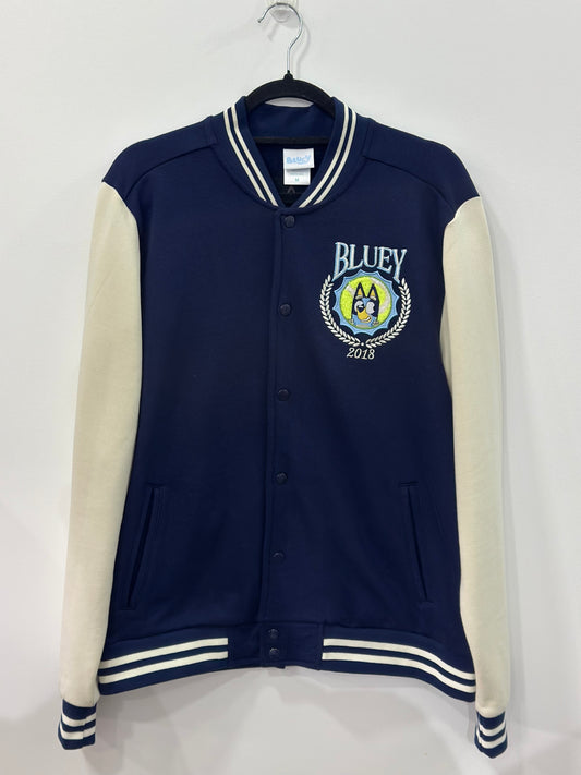Disney Bluey Tennis Embroidered Bomber Jacket Large