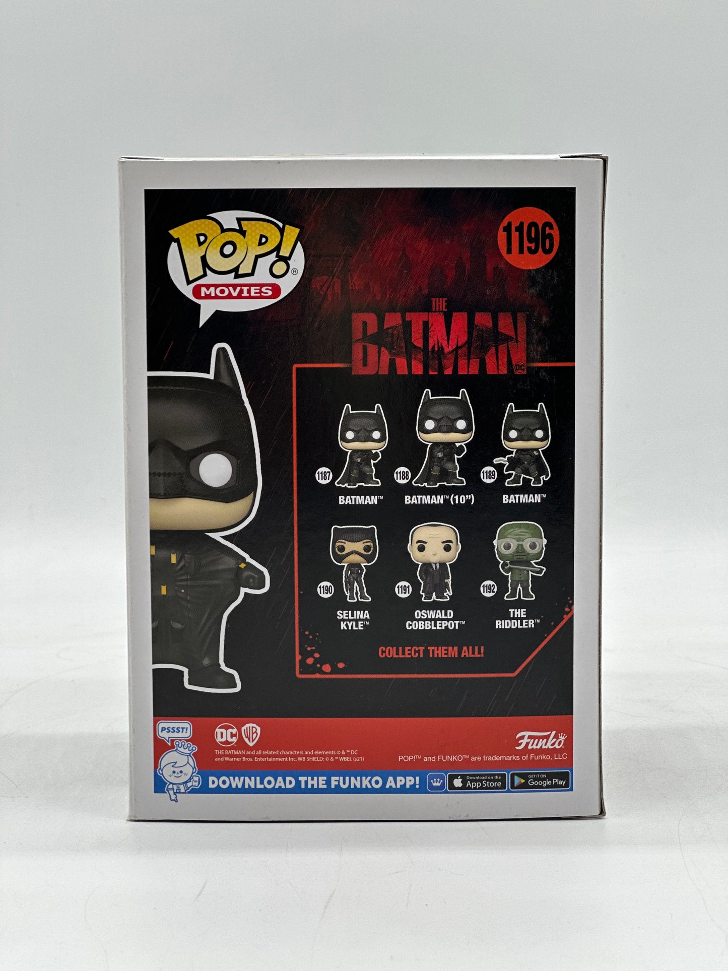 Pop! Movies The Batman 1196 Batman Funko Exclusive