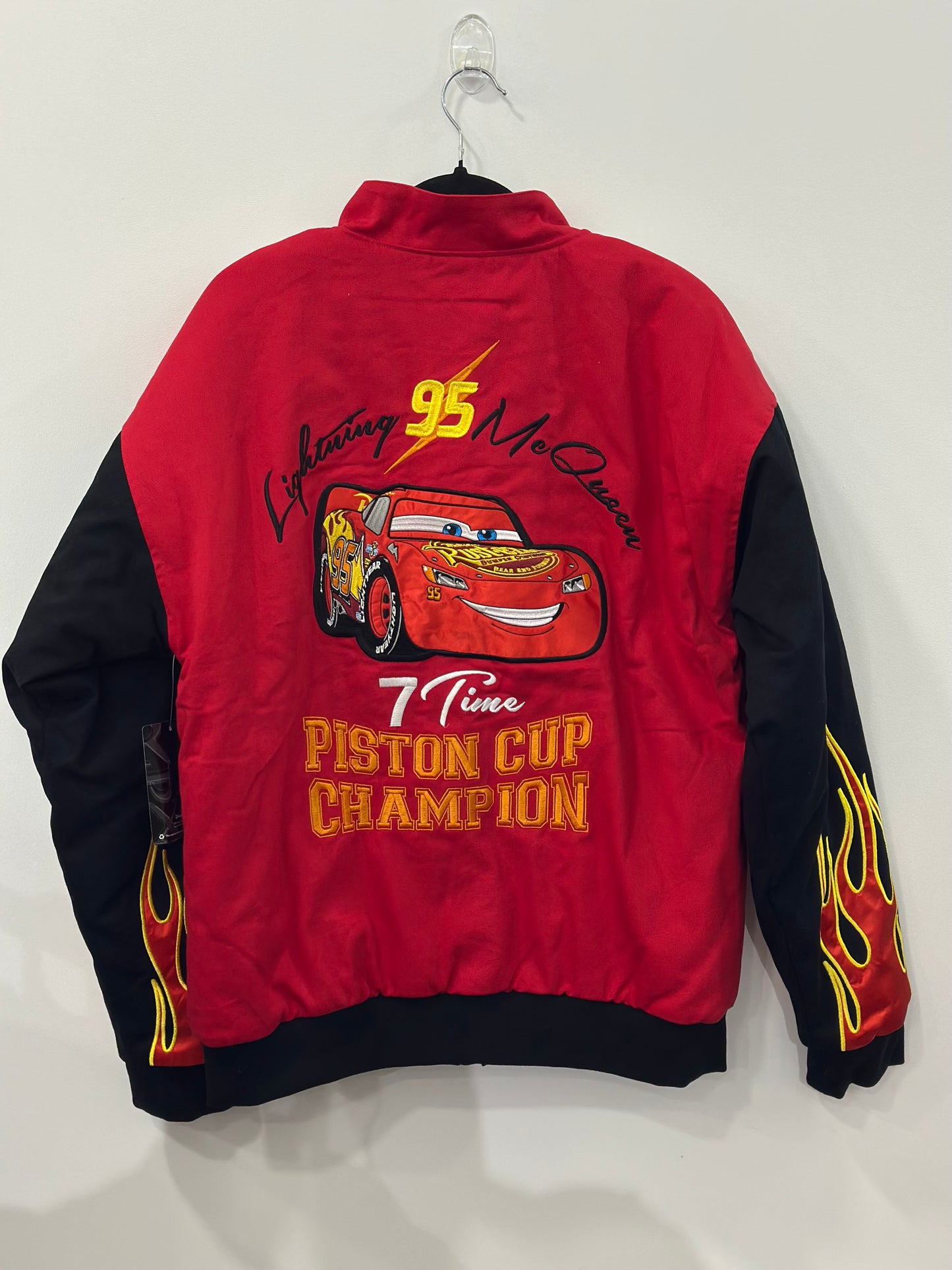 Disney Pixar Cars Lightning McQueen Racing Jacket Medium