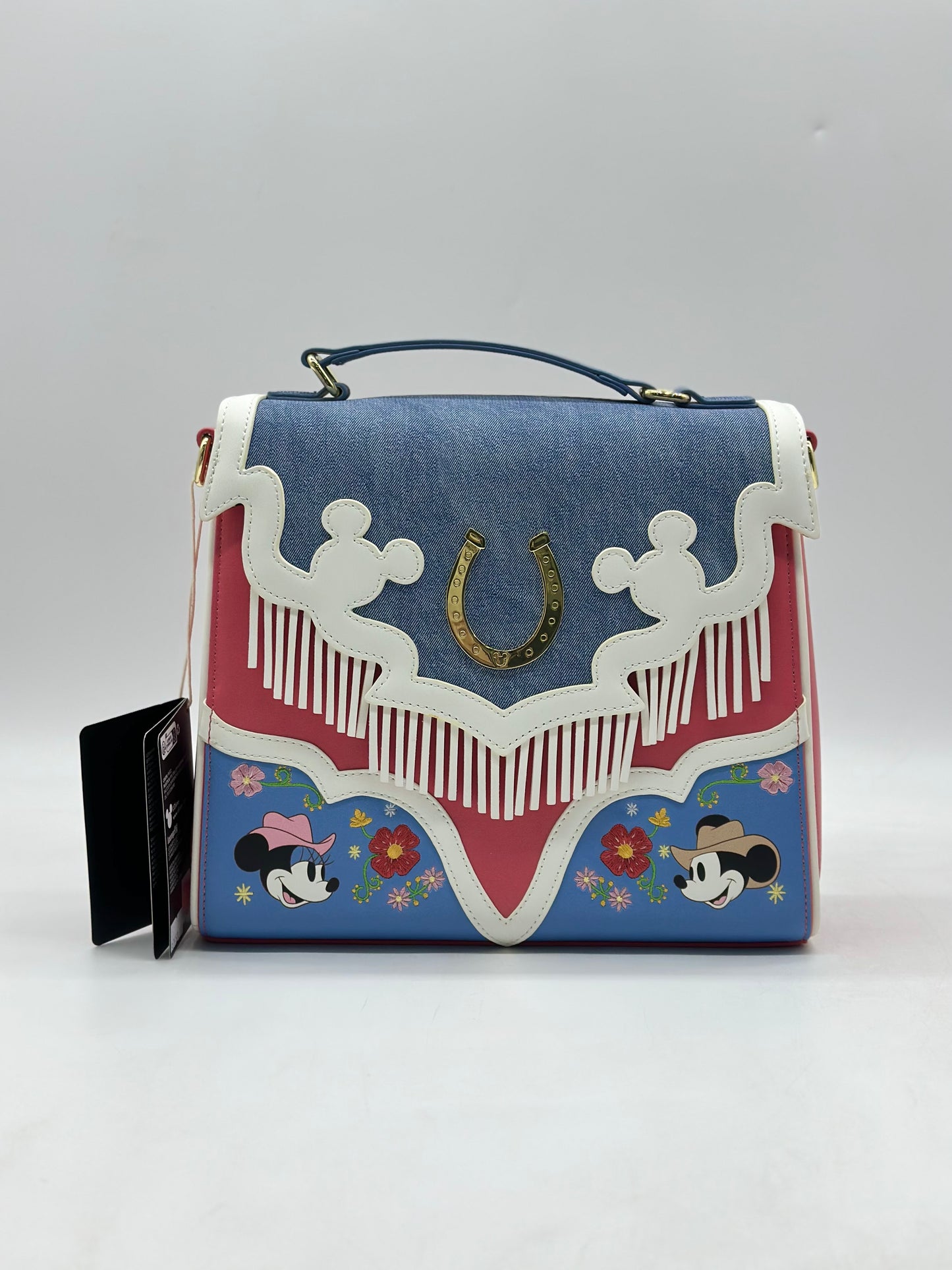 Disney Western Mickey And Minnie Mouse Crossbody Bag