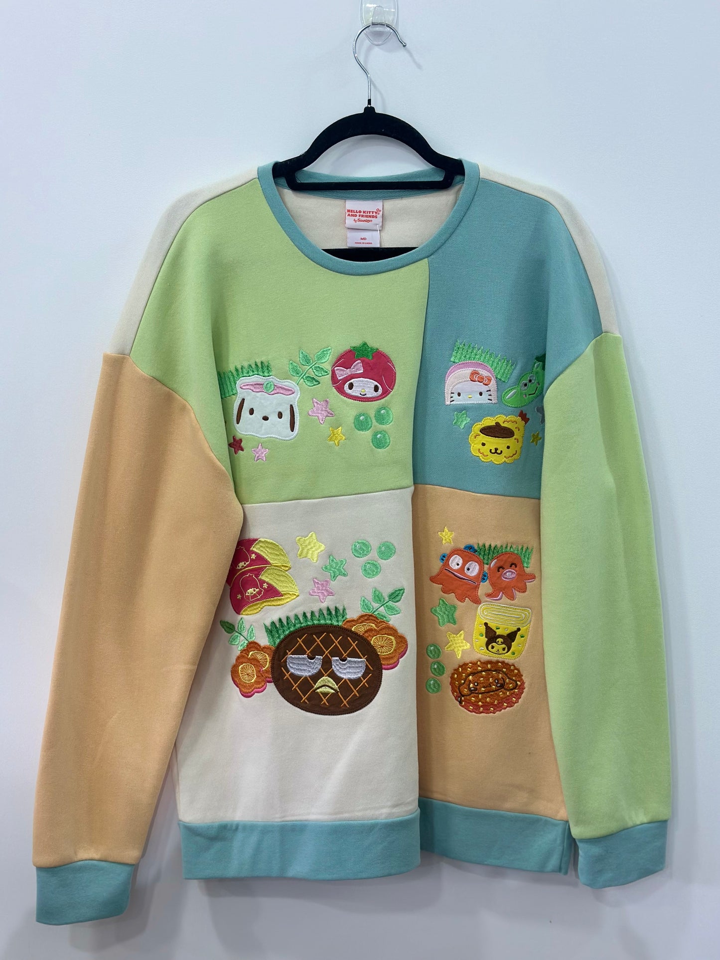 Sanrio Hello Kitty And Friends Bento Box Color Crewneck Large