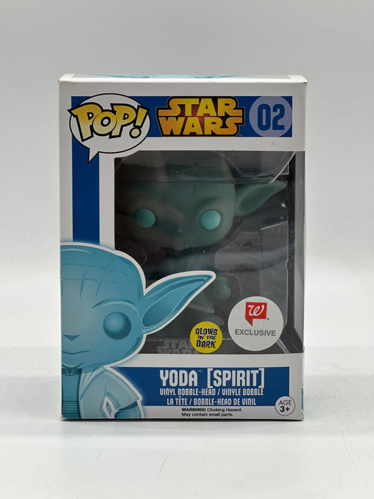 Pop! Star Wars 02 Yoda (Spirit) Glows In The Dark Walgreens Exclusive