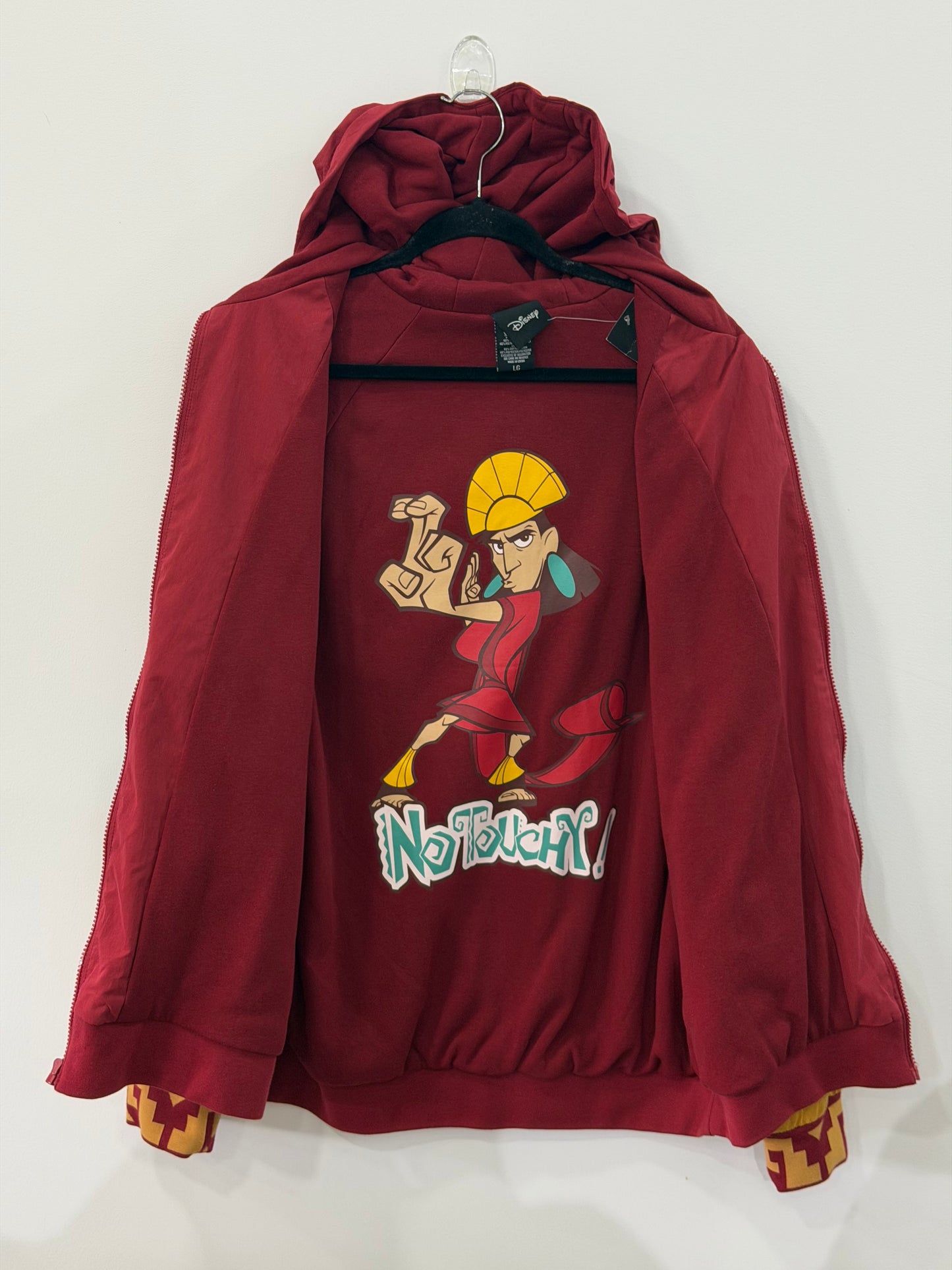 Disney The Emperor’s New Groove Kuzco No Touchy! Windbreaker Large