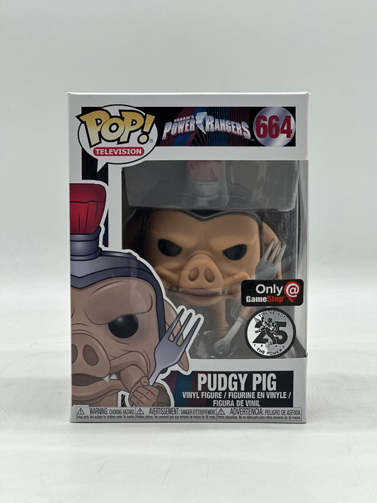 Pop! Television Saban’s Power Rangers 664 Pudgy Pig Only GameStop