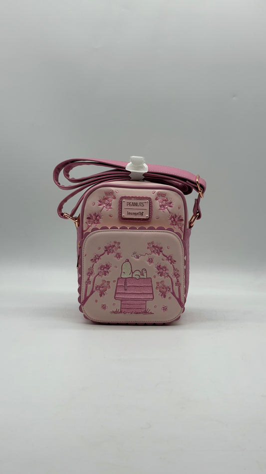 Peanuts Snoopy Cherry Blossom Snoopy Crossbody Bag