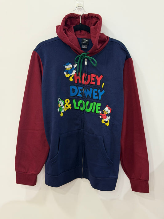 Disney Huey, Dewey & Louie Zippered Hoodie Medium