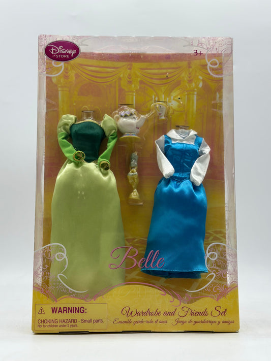 Belle Wardrobe And Friends Set Classic Doll