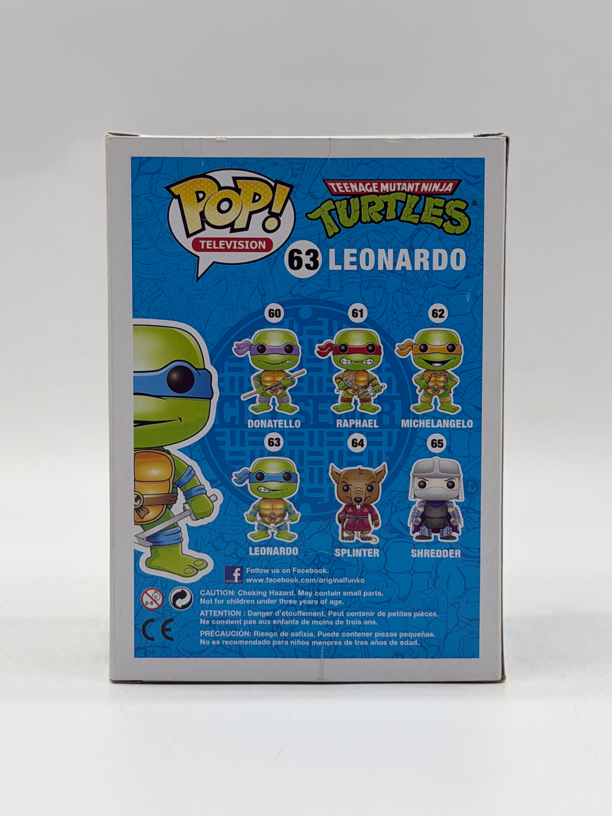 Pop! Television Teenage Mutant Ninja Turtles 63 Leonardo 2013 Version