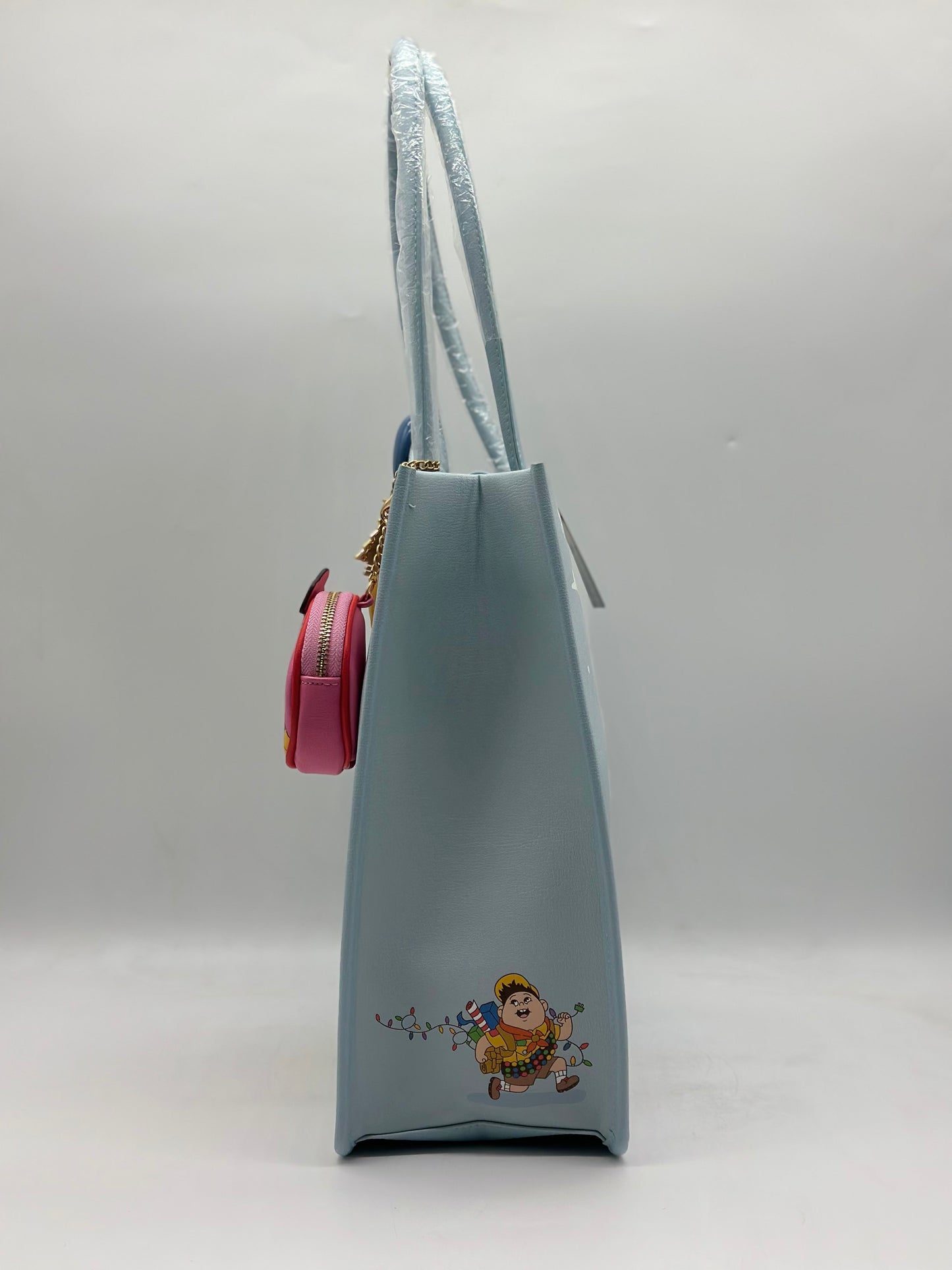 Disney Pixar UP Balloon House Holiday Tote Bag With Coin Purse