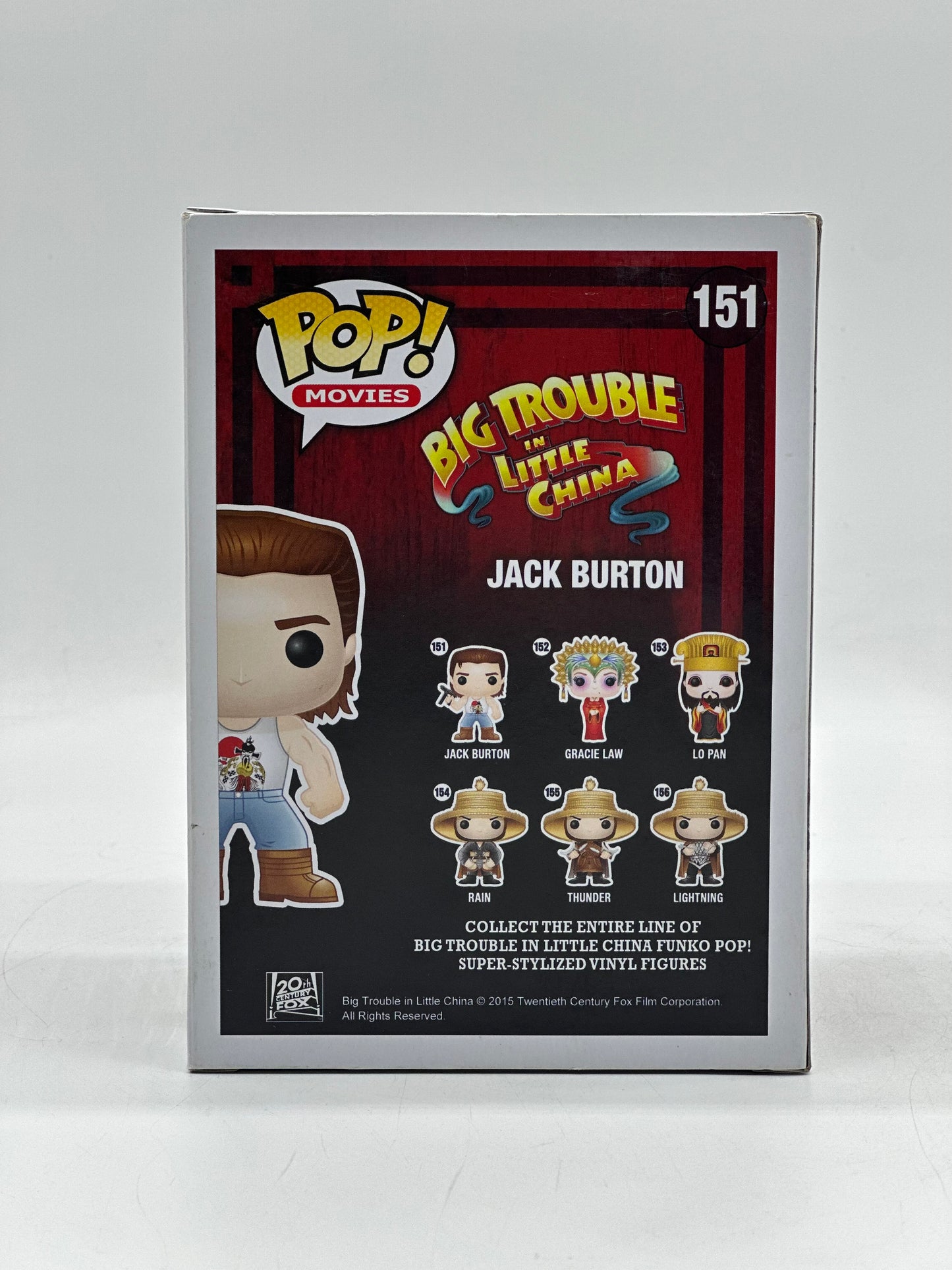 Pop! Movies Big Trouble In Little China 151 Jack Burton