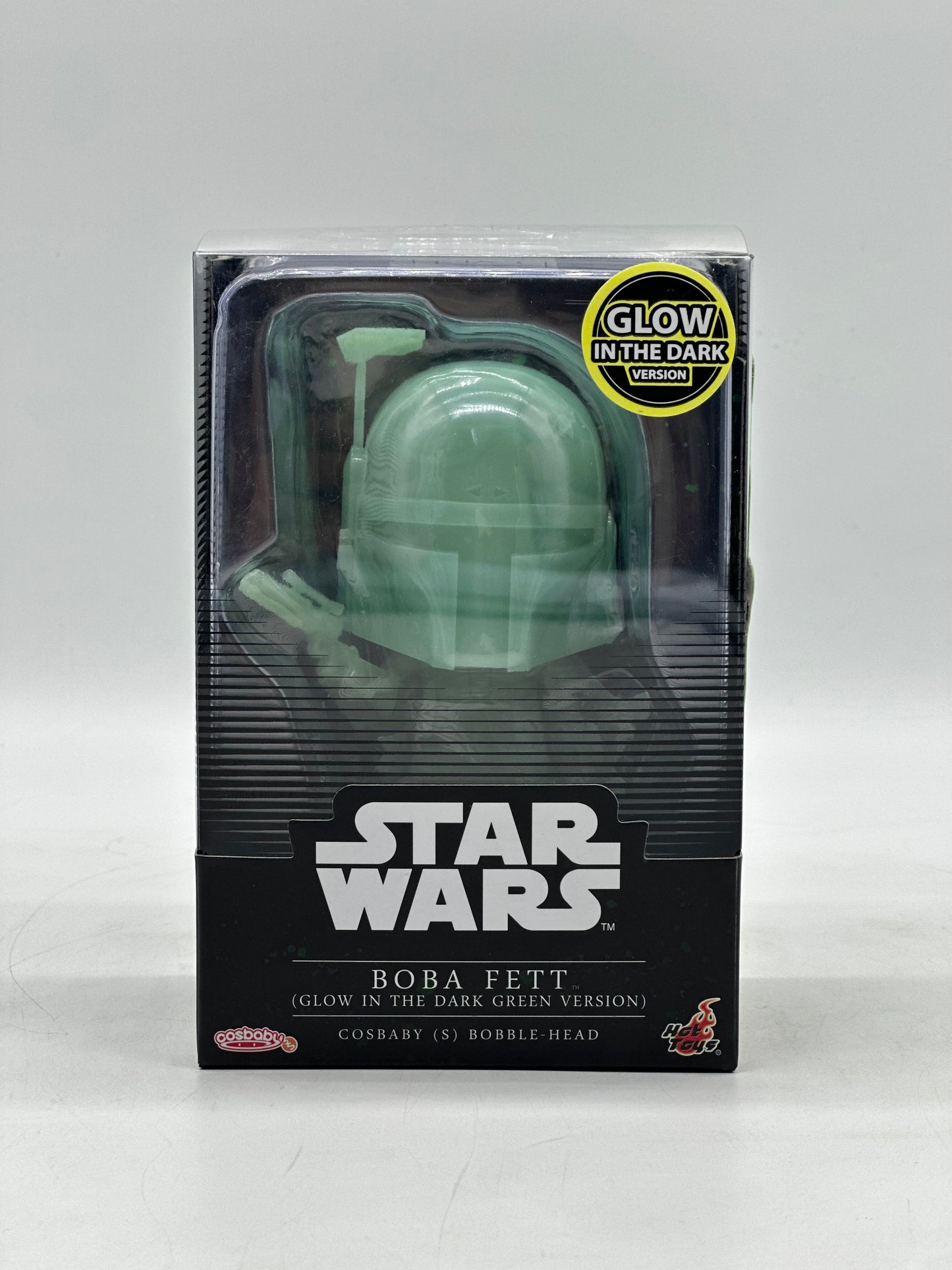 Cosbabys Star Wars Boba Fett Glow In The Dark Green Version