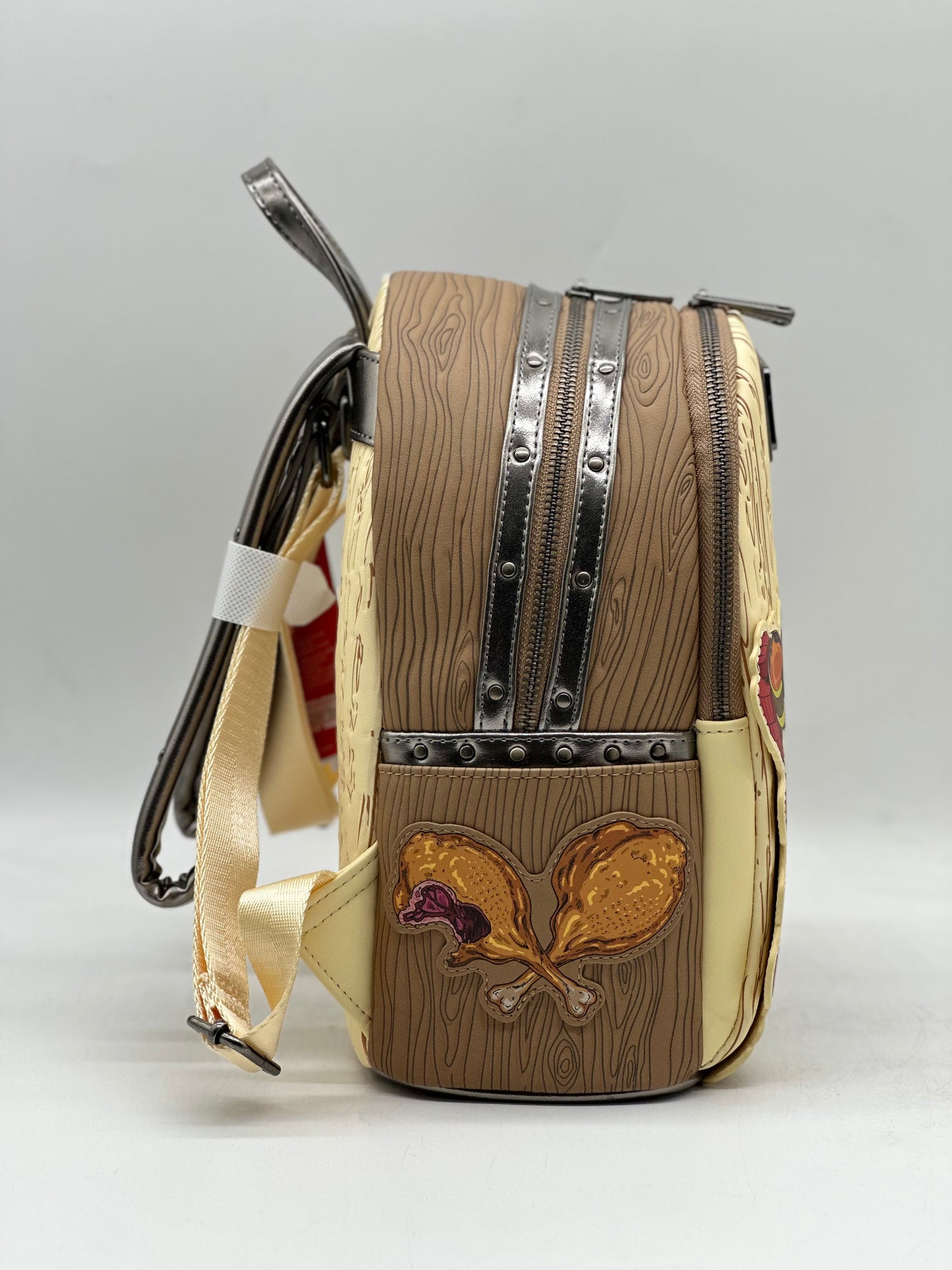 One Piece Group Portrait Wood Grain Mini Backpack