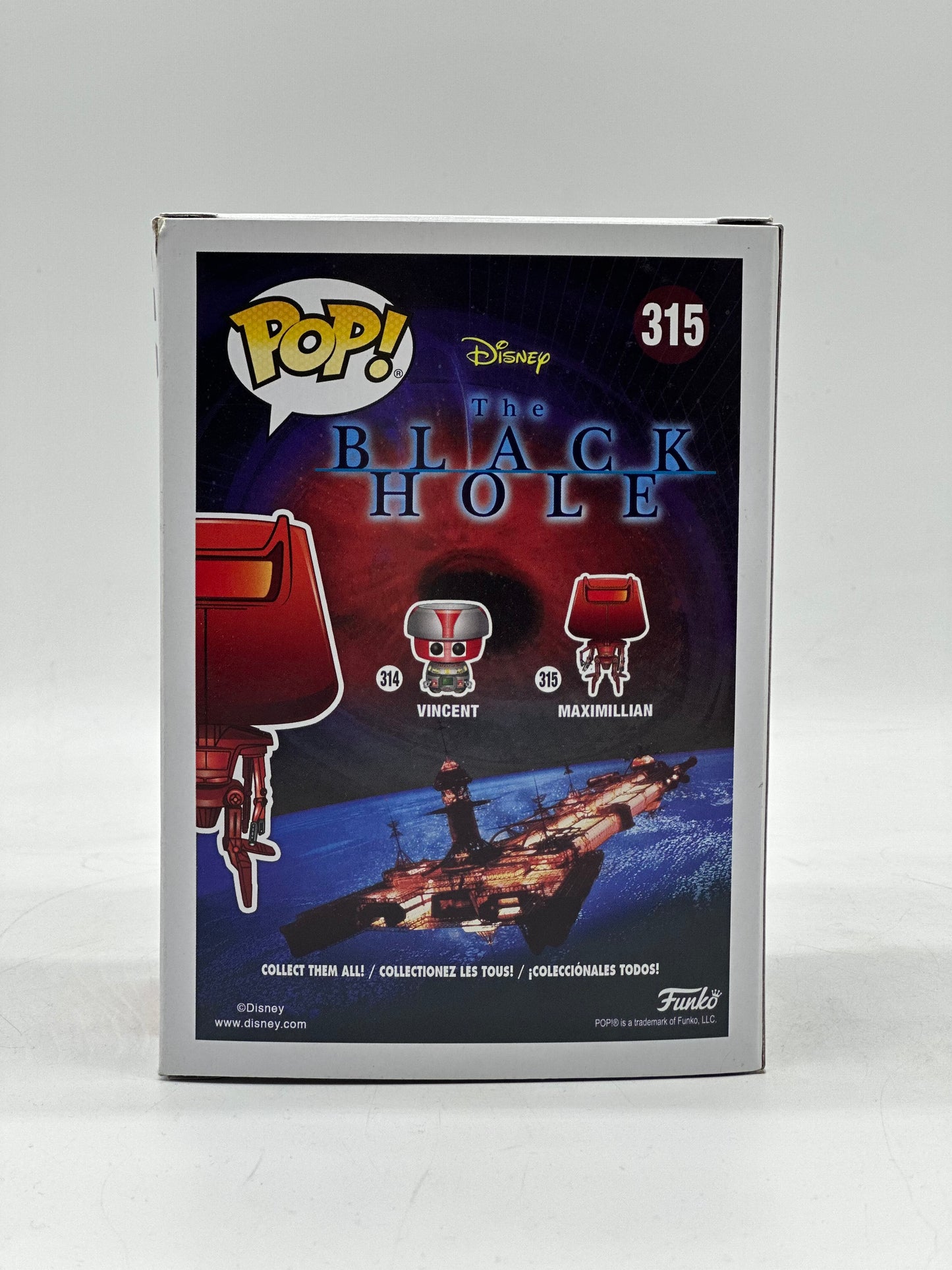 Pop! Disney The Black Hole 315 Maximillian 2017 Fall Convention Exclusive
