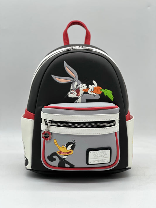 Looney Tunes Characters Color Block Mini Backpack