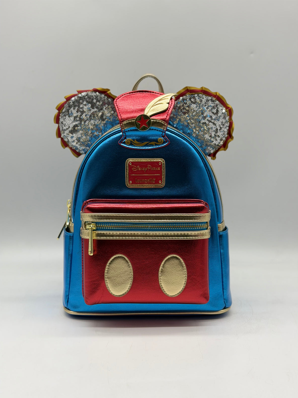Disney Parks Mickey Mouse The Main Attraction Dumbo Flying Elephant Mini Backpack
