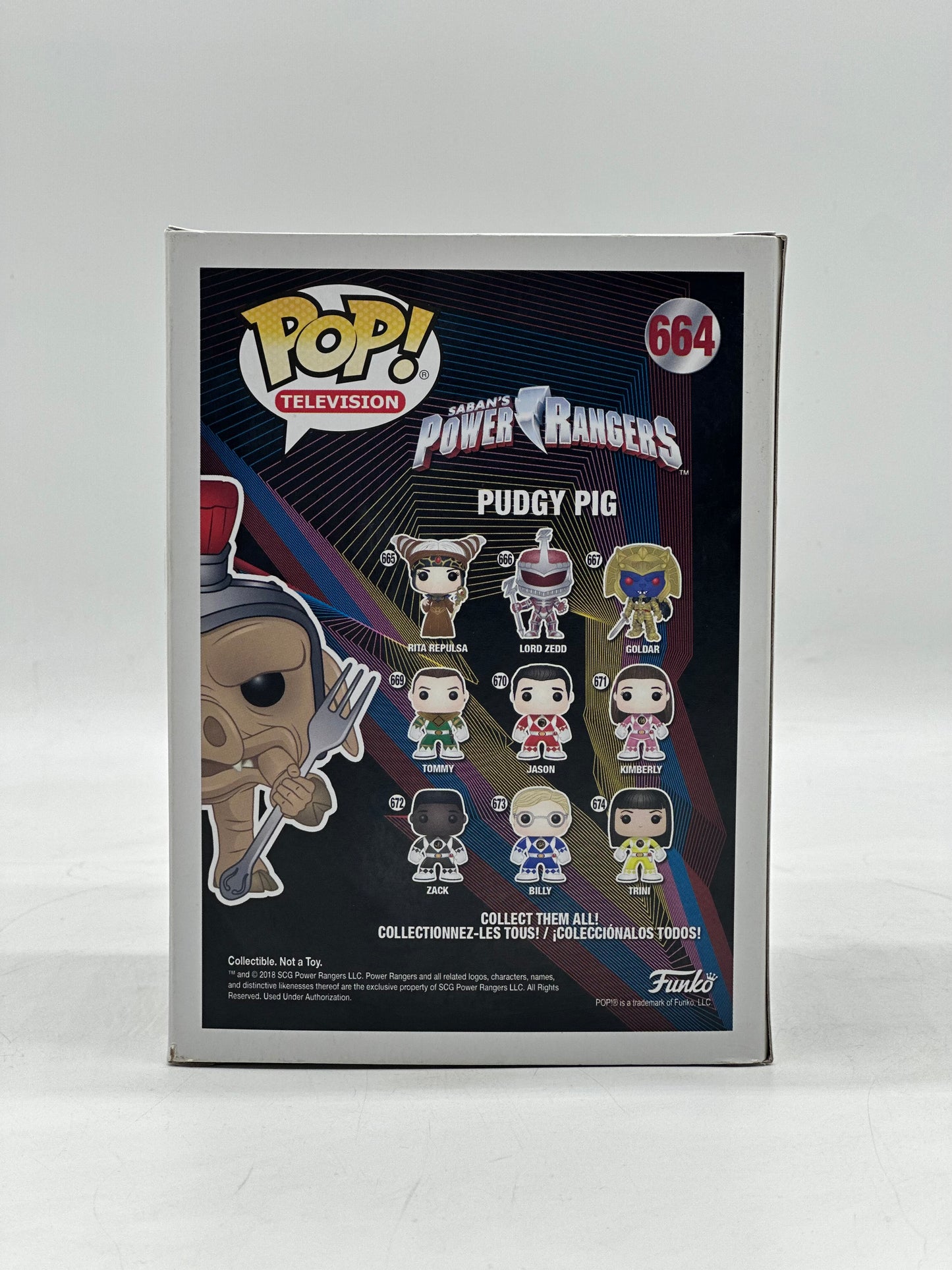 Pop! Television Saban’s Power Rangers 664 Pudgy Pig Only GameStop
