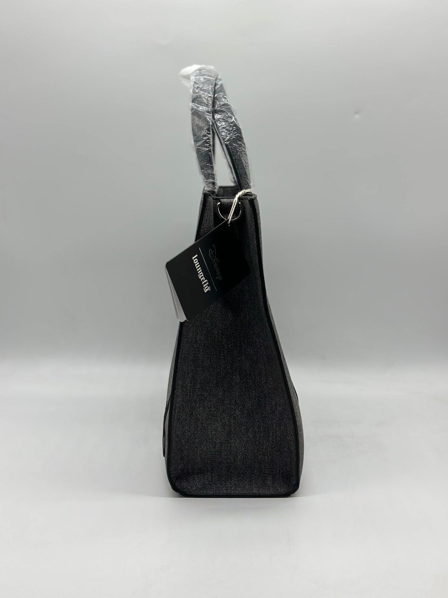 Disney Mickey Mouse Gray Denim Convertible Handbag