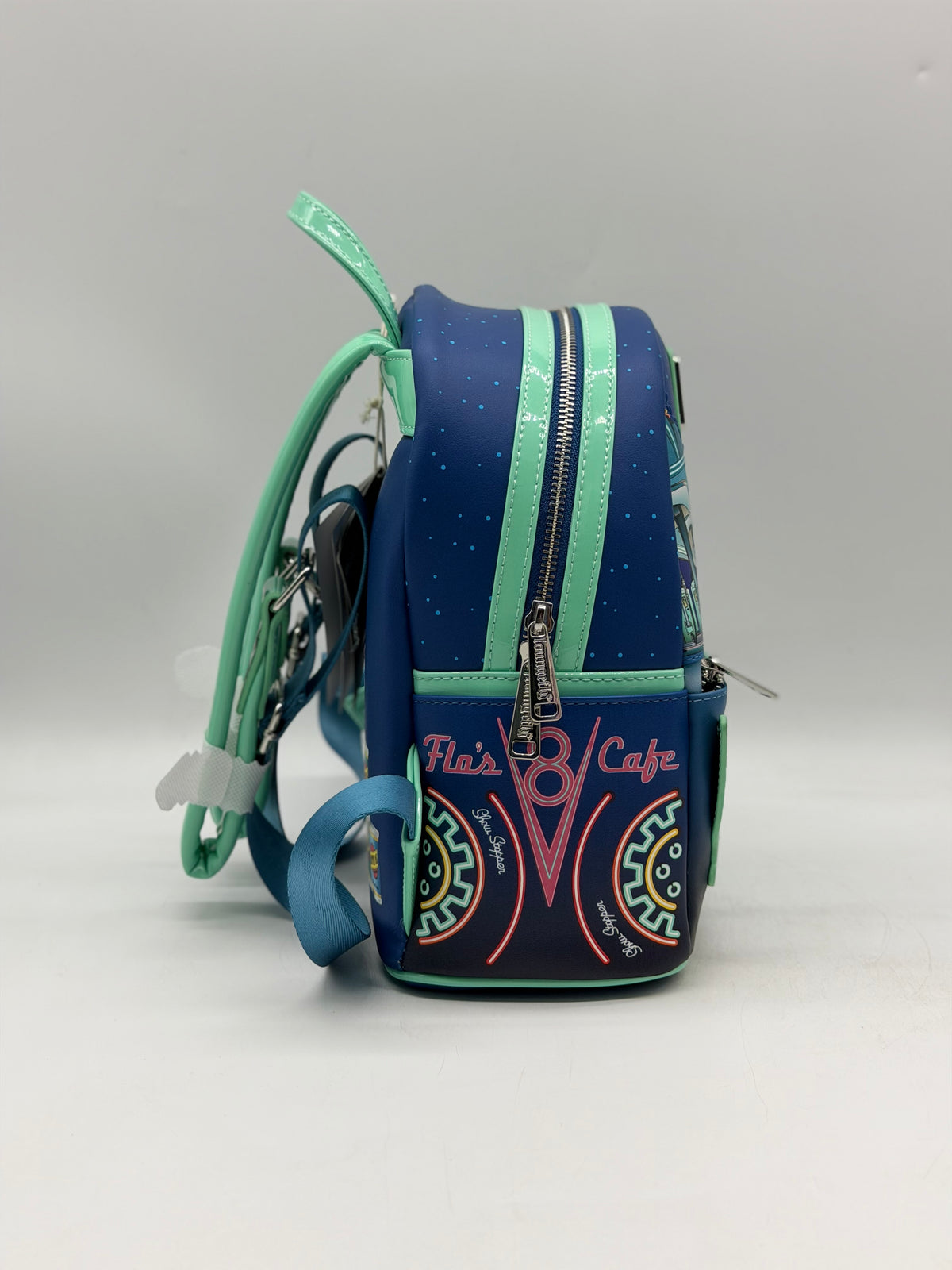 Disney Pixar Cars Flo’s Cafe Glows In The Dark Mini Backpack
