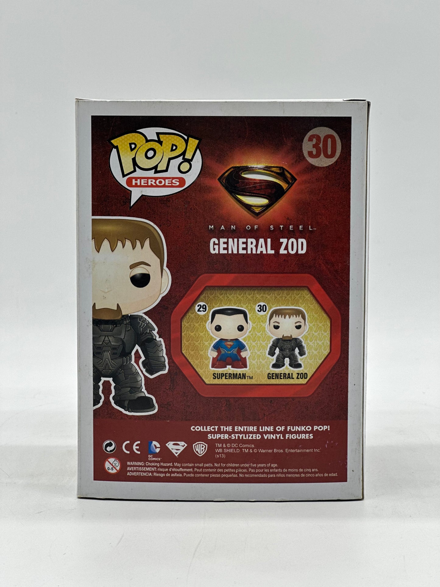 Pop! Heroes Superman Man Of Steel 30 General Zod