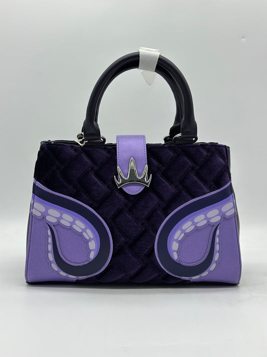 Disney The Little Mermaid Ursula Velvet Convertible Handbag
