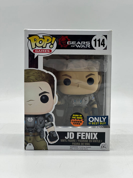 Pop! Games Gears OF War 114 JD Fenix Glow In The Dark Swarm Gunk Only Best Buy