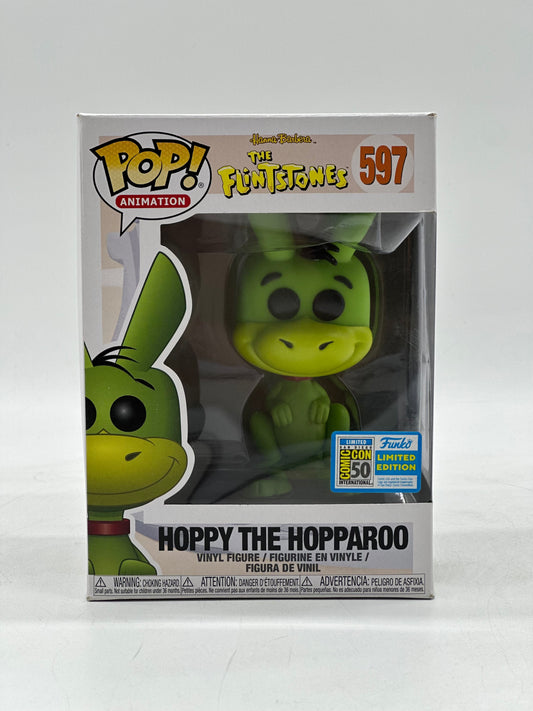 Pop! Animation Hanna-Barbera The Flintstones 597 Hoppy The Hopparoo San Diego Comic Con 50 International 2019 Limited Edition