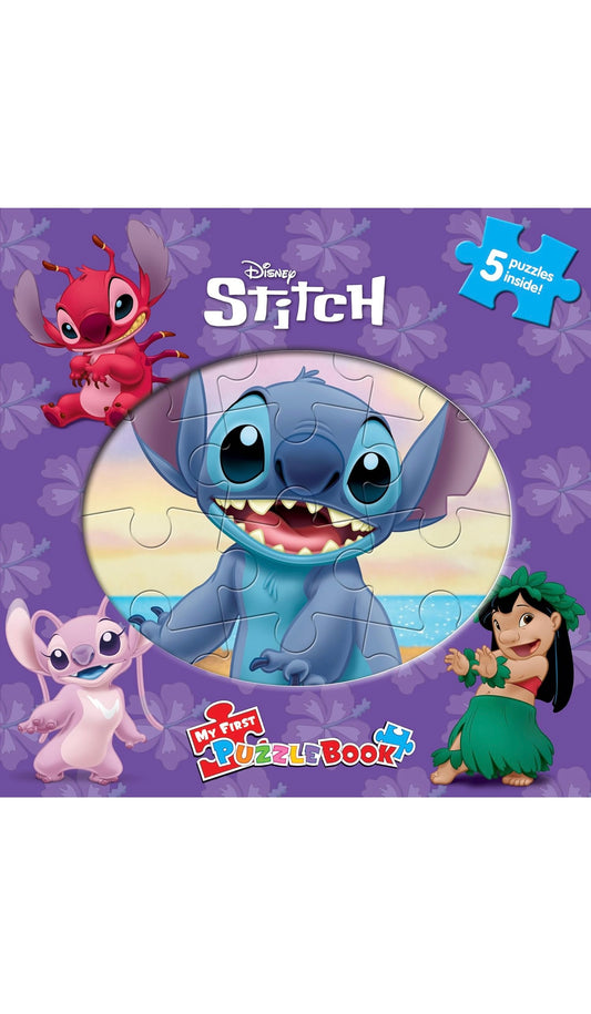 Disney Stitch 5 Puzzles Inside!