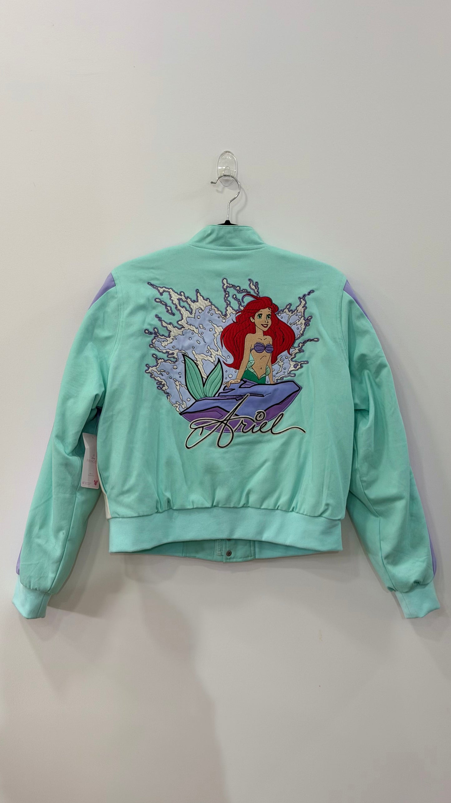 Disney The Little Mermaid Women’s Cropped Racing Jacket Large